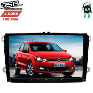 Штатная магнитола Volkswagen Polo, Jetta, Passat, Tiguan LeTrun 2613 Android 8.x DSP