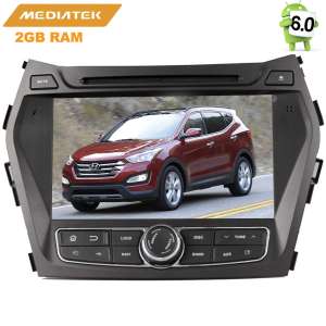Штатная магнитола Hyundai Santa Fe с 2013 года, IX45 LeTrun 2034 Android 6.0.1 MTK 4G
