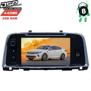 Штатная магнитола Kia Optima, K5 c 2016 года LeTrun 2868 8 дюймов Android 8.x DSP