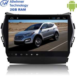 Штатная магнитола Hyundai Santa Fe с 2013 года, IX45 LeTrun 2545 Android 6  9 дюймов Alwinner T3