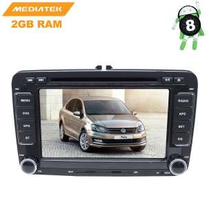 Штатная магнитола Volkswagen Polo, Jetta, Passat, Tiguan LeTrun 2988 KD Android 8.x MTK 4G 
