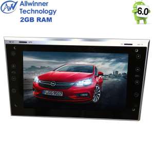 Штатная магнитола Opel Astra,Vectra,Zafira,Corsa LeTrun 1984 Android 6.0.1  цвет серебро Alwinner T3