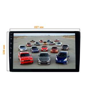 Базовая магнитола 9 дюймов для переходных рамок (короткая) LeTrun 2908 KD Android 9.x MTK-L 2+32 Gb