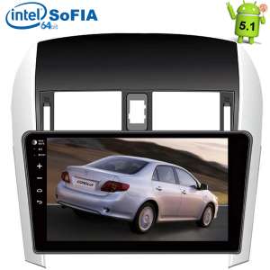 Штатная магнитола Toyota Corolla 2007-2012 LeTrun 1608  Android 5.1.1 экран 10,2 дюйма