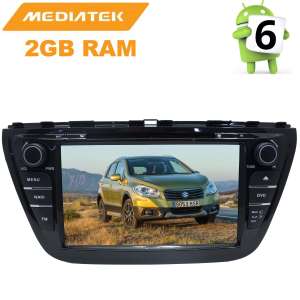 Штатная магнитола Suzuki SX4 с 2013 года LeTrun 2390 Android 6.0.1 MTK 4G
