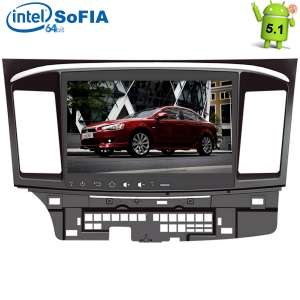 Штатная магнитола Mitsubishi Lancer LeTrun 1529 Android 5.1 экран 10,2 дюйма