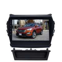 Штатная магнитола для Hyundai Santa Fe, IX45 с 2013 года LeTrun 4204-5544 9 дюймов IN Android 10 8+128 Gb 8 ядер Unisoc 7862 (S) DSP ++