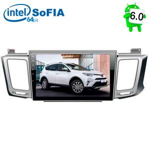 Штатная магнитола Toyota RAV4 с 2013 г. LeTrun 2223 Intel Android 6.0.1 экран 10,2 дюйма 