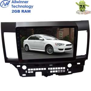 Штатная магнитола Mitsubishi Lancer до 2014 года LeTrun 2564 Android 7.1.1 экран 10 дюймов T3