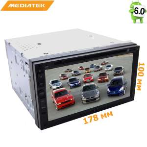 2 DIN Универсальная магнитола LeTrun 2406 Android 6.0.1 MTK